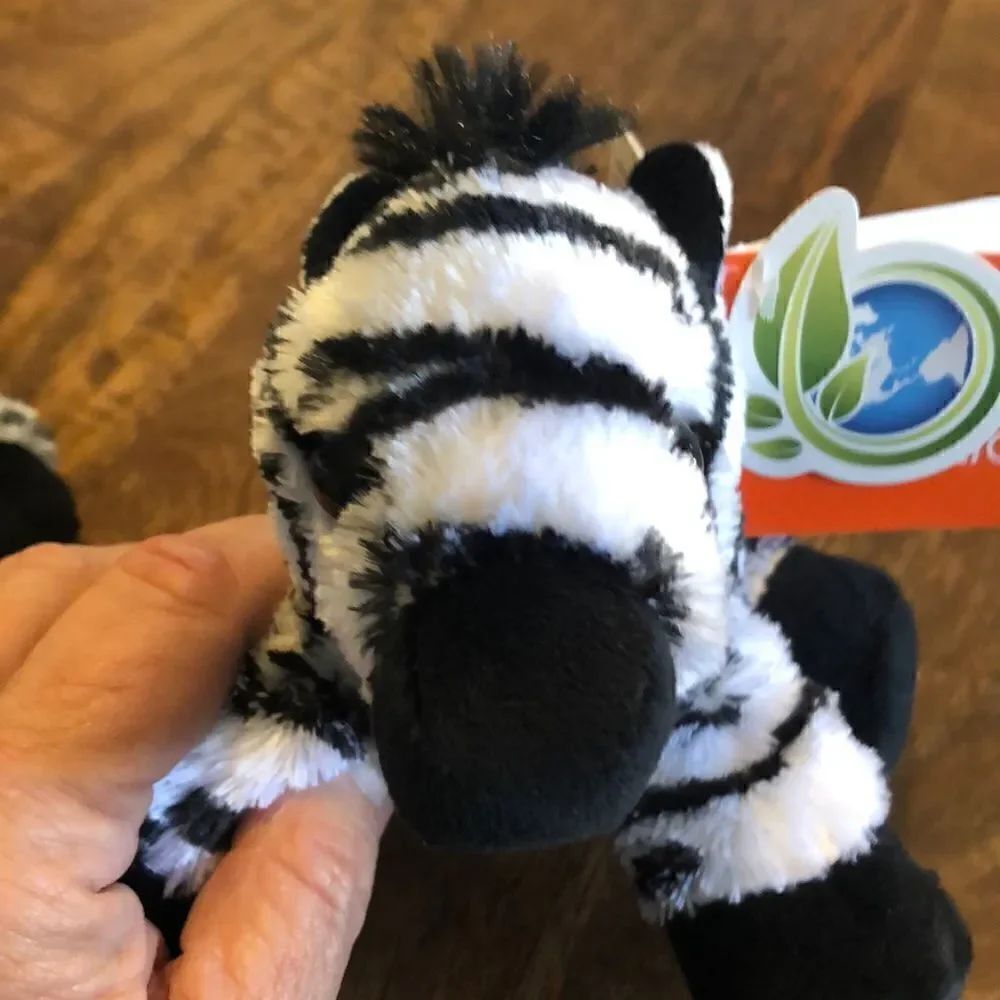 Wild Republic mini zebra-2 plushes - Picture 4 of 9